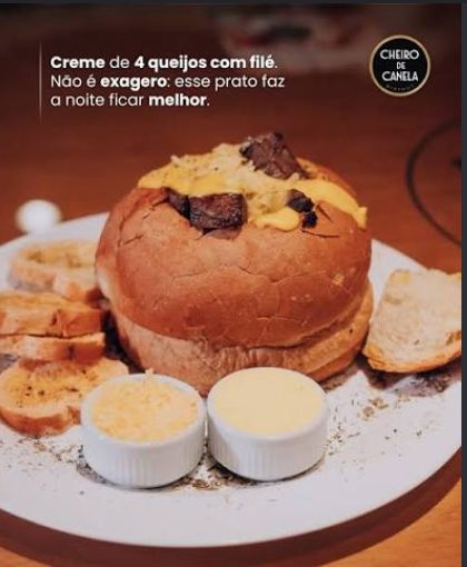 Prato especial do restaurante Cheiro de Canela
